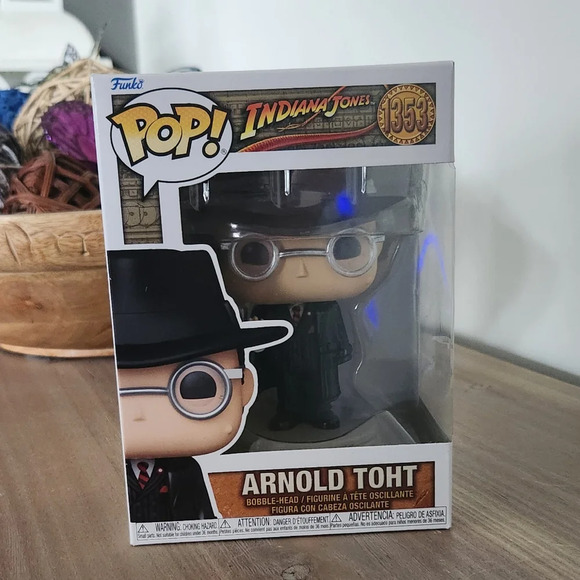 🕵️♂️🔥 Funko Pop! Indiana Jones – Arnold Toht Bobble-Head Figure - New in box - Picture 5 of 8
